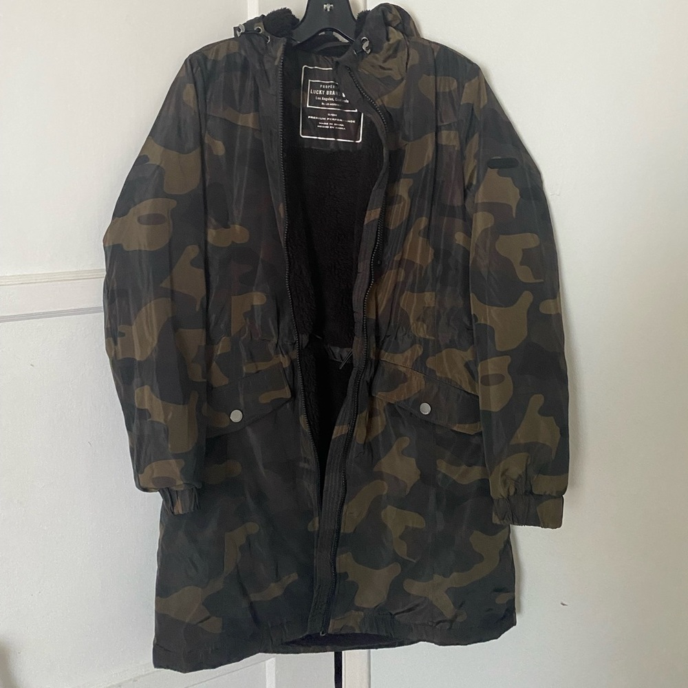 Lucky Brand winter coat with fur